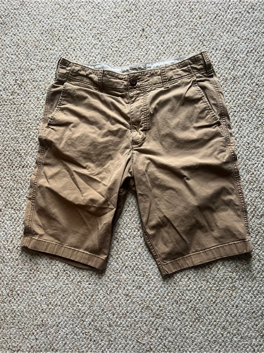 Hollister Men's Flat Front 31  Chino Shorts Cali Longboard